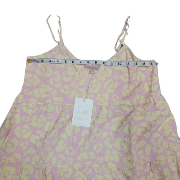 Smym CAROLINE MINI DRESS LEMONADE CHEETAH - Picture 8 of 9